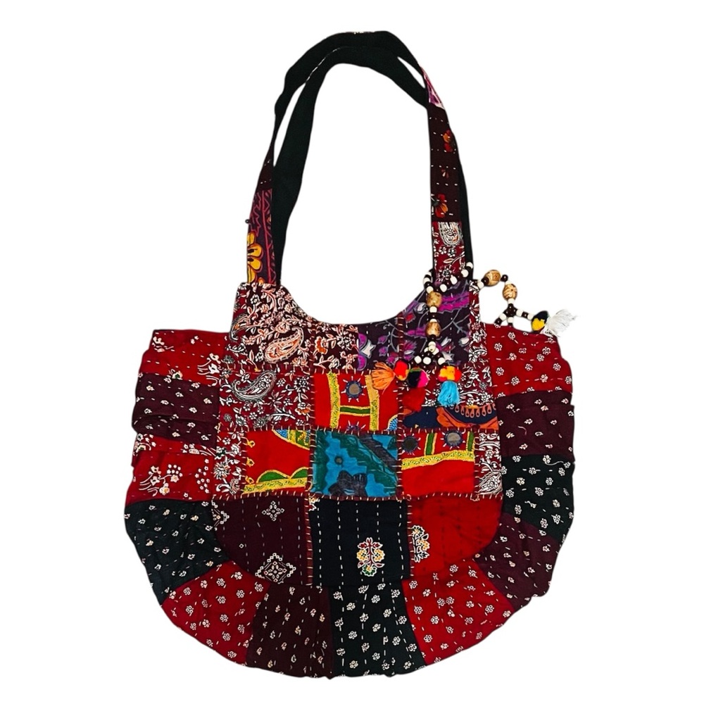 Patchwork Tote Bag - Multicolor - image 2